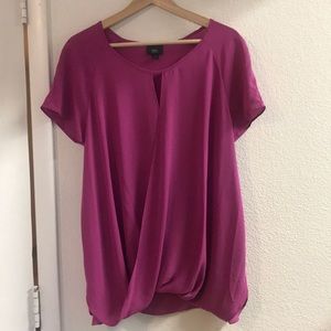 Mossimo XL pink/fuchsia blouse